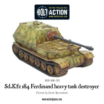 Zoom bild av WGB-WM-209 Sd.Kfz 184 Ferdinand heavy tank destroyer 28mm Bolt Action Warlord Games