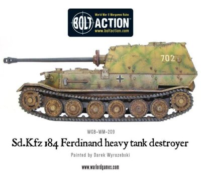 Zoom bild av Sd.Kfz 184 Ferdinand heavy tank destroyer 28mm