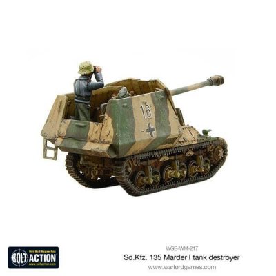 Zoom bild av Marder I tank destroyer 28mm Bolt Action