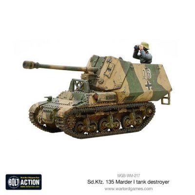 Zoom bild av Marder I tank destroyer 28mm