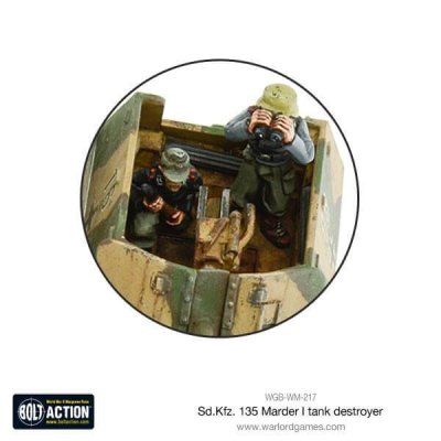 Zoom bild av Marder I tank destroyer Warlord Games