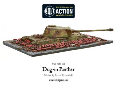 Zoom bild av Dug-in Panther 28mm Warlord Games