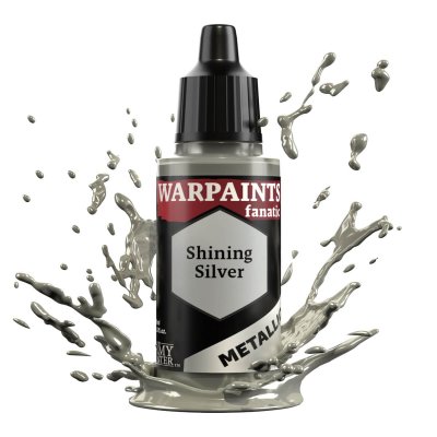 Zoom bild av WP3191 Warpaints Fanatic Metallic: Shining Silver The Army Painter