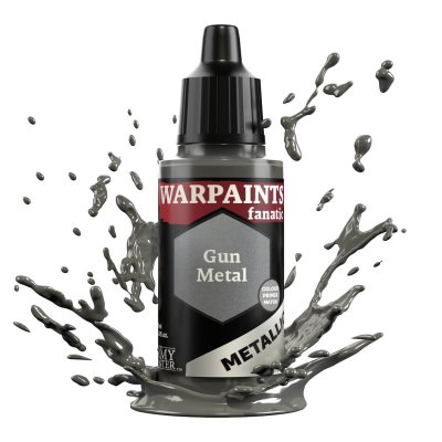 Zoom bild av WP3193 Warpaints Fanatic Metallic: Gun Metal The Army Painter