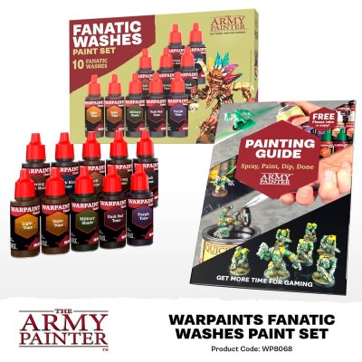 Zoom bild av WP8068 Warpaints Fanatic Washes Paint Set The Army Painter