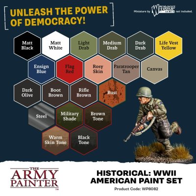 Zoom bild av Warpaints Fanatic: WWII American Paint Set