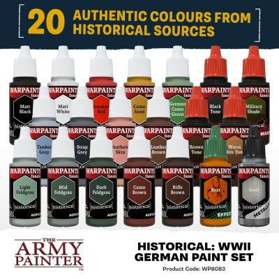 Zoom bild av WP8083 Warpaints Fanatic: WWII German Paint Set Army Painter