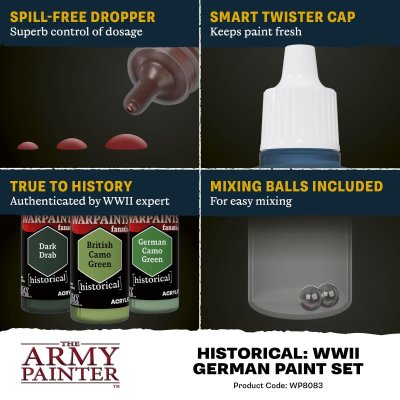 Zoom bild av Warpaints Fanatic: WWII German Paint Set