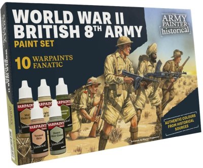 Zoom bild av WP8113 Historical: WWII British 8th Army paint set The Army Painter