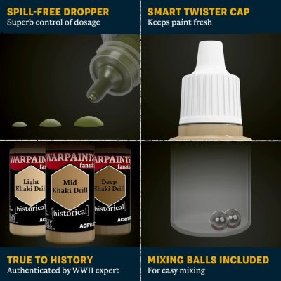 Zoom bild av Historical: WWII British 8th Army paint set