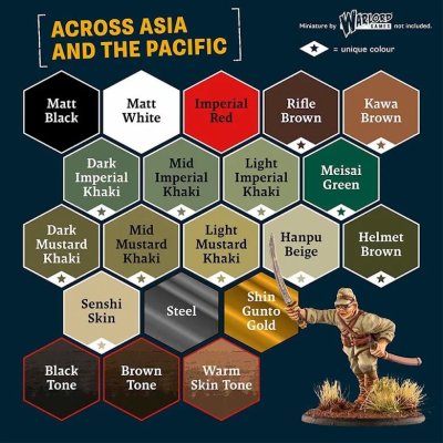 Zoom bild av Historical: WWII Imperial Japanese paint set