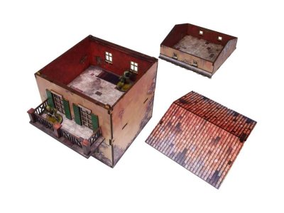 Zoom bild av WW2 Italy Balcony House 28mm