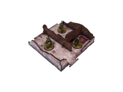 Zoom bild av WW2 Italy Balcony House 28mm