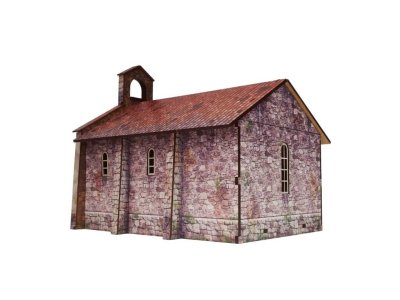 Zoom bild av WW2 Italy Church 28mm Micro Art Studio