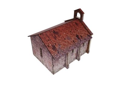Zoom bild av WW2 Italy Church 28mm Prepainted MAS