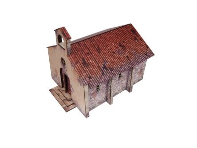 Zoom bild av WW2 Italy Church