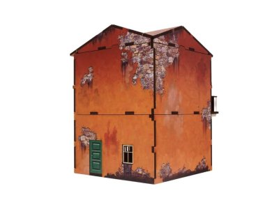Zoom bild av WW2 Italy Corner Cafe 28mm Micro Art Studio
