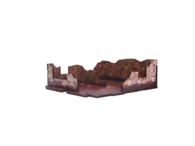 Zoom bild av WW2 Italy Corner Cafe 28mm Micro Art Studio