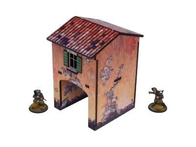 Zoom bild av H00298 WW2 Italy Gate House 28mm Micro Art Studio