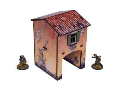 Zoom bild av WW2 Italy Gate House 28mm Micro Art Studio