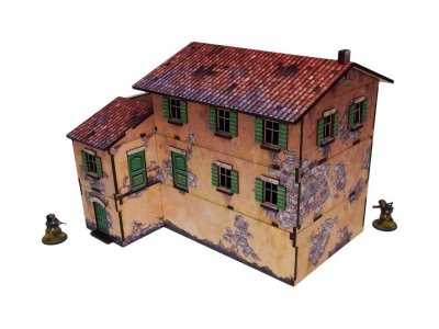 Zoom bild av WW2 Italy Large House 28mm Micro Art Studio