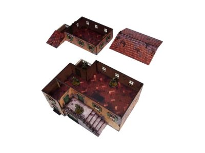 Zoom bild av WW2 Italy Large House 28mm
