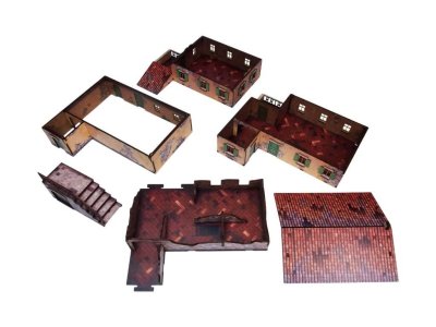 Zoom bild av WW2 Italy Large House 28mm MAS
