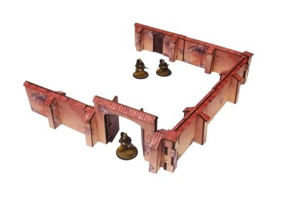 Zoom bild av H00303 WW2 Italy Wall 28mm Micro Art Studio
