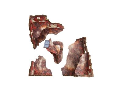 Zoom bild av H00193 WW2 Normandy Ruined Large House 1 MAS