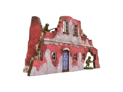 Zoom bild av WW2 Normandy Ruined Large House 28mm Prepainted