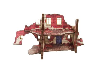 Zoom bild av WW2 Normandy Ruined Large House 2