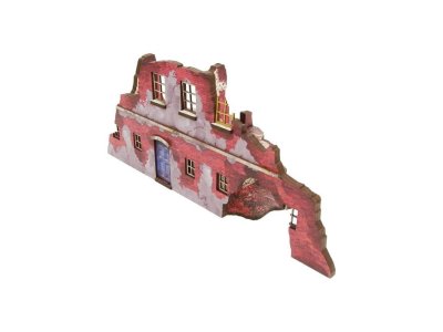 Zoom bild av WW2 Normandy Ruined Large House 2