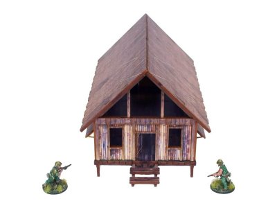 Zoom bild av WW2 Pacific Barracks 28mm Bolt Action