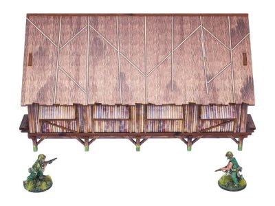 Zoom bild av WW2 Pacific Barracks 28mm