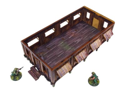 Zoom bild av WW2 Pacific Barracks 28mm