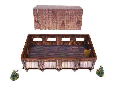 Zoom bild av WW2 Pacific Barracks 28mm