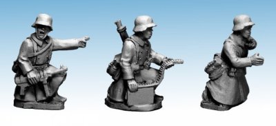 Zoom bild av German Infantry in Greatcoats (HMG) Crusader Miniatures 28mm