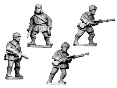 Zoom bild av Russian LMG Teams, Winter Uniform with fur hat Crusader Miniatures 28mm