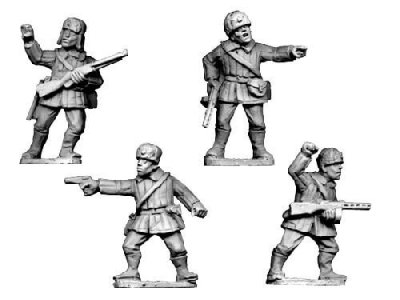 Zoom bild av Russian Command Winter Uniform with fur hat Crusader Miniatures 28mm