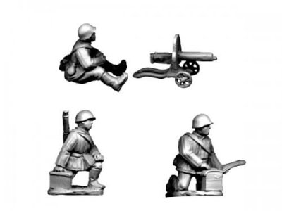 Zoom bild av Russian HMG in Winter Kit Crusader Miniatures 28mm