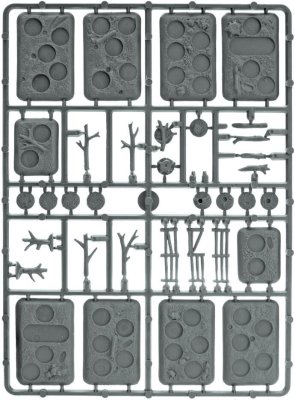 Zoom bild av Plastic pre-sculpted rural bases