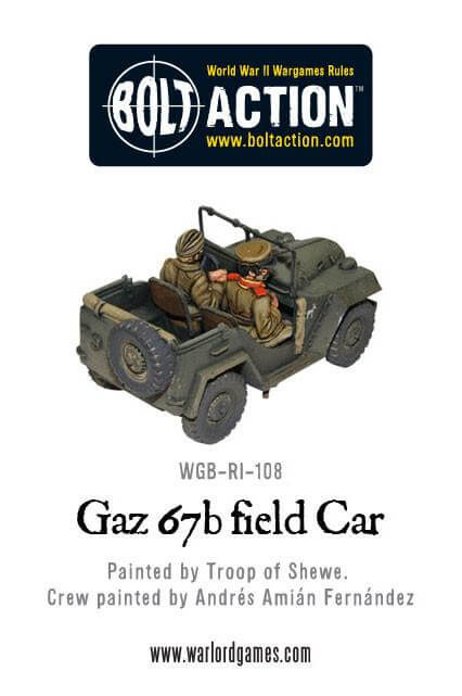 Soviet Gaz 67b field Car Bolt Action